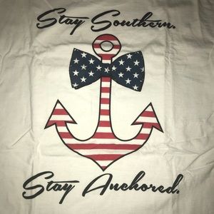 Comfort Colors USA Southern Anchor Pocket Tee